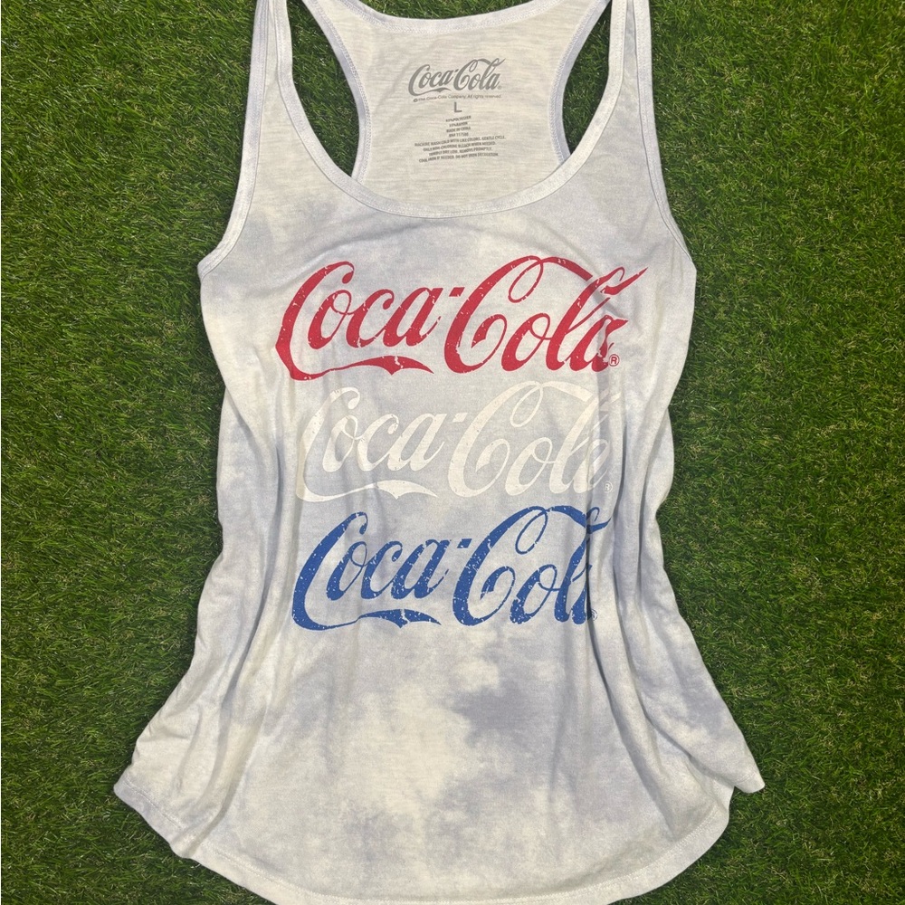 Coca Cola Women's Tie-Dye Tank Top